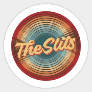 The Slits Vintage Circle Sticker